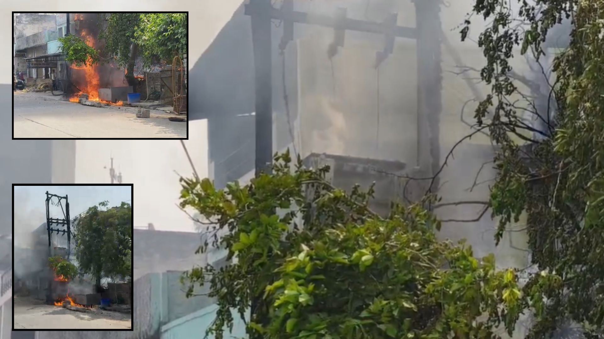 Mainpuri News: धू-धूकर जला ट्रांसफार्मर, अफरातफरी का माहौल, जानें फिर क्या हुआ