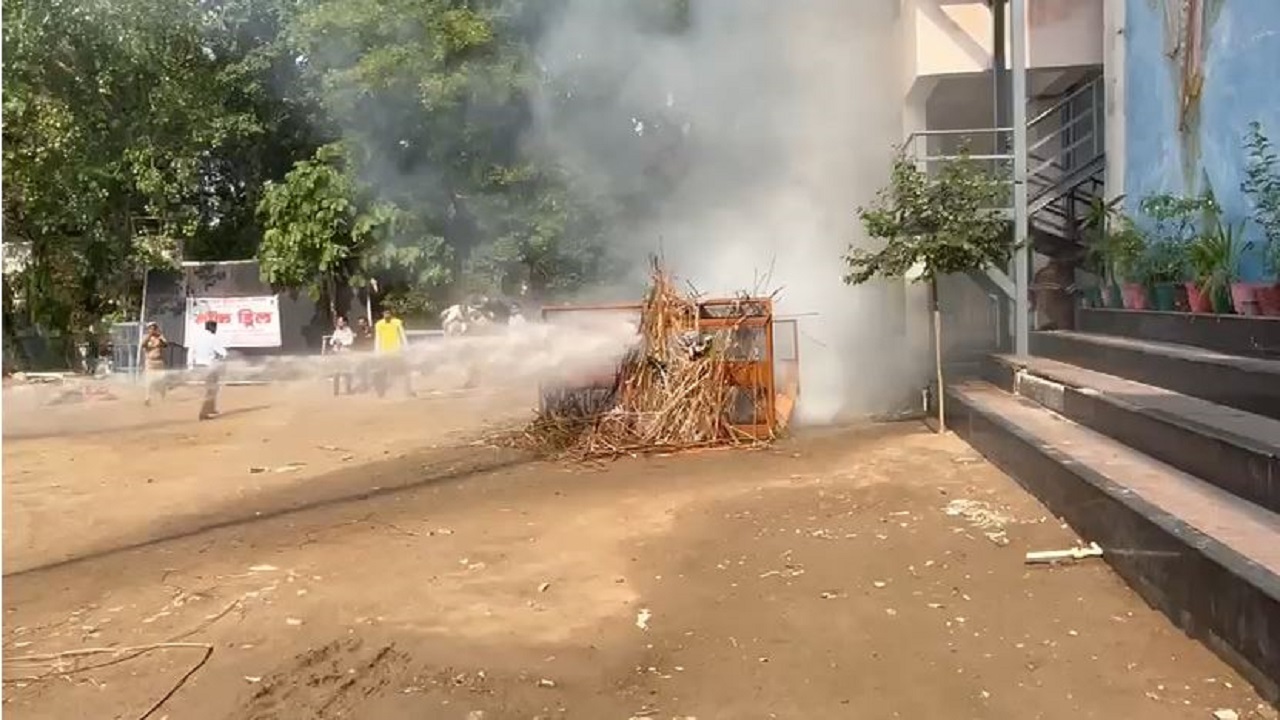 Mock Drill in Agra: आगरा में मॉकड्रिल, लोगों को बताए गए बचाव के उपाय