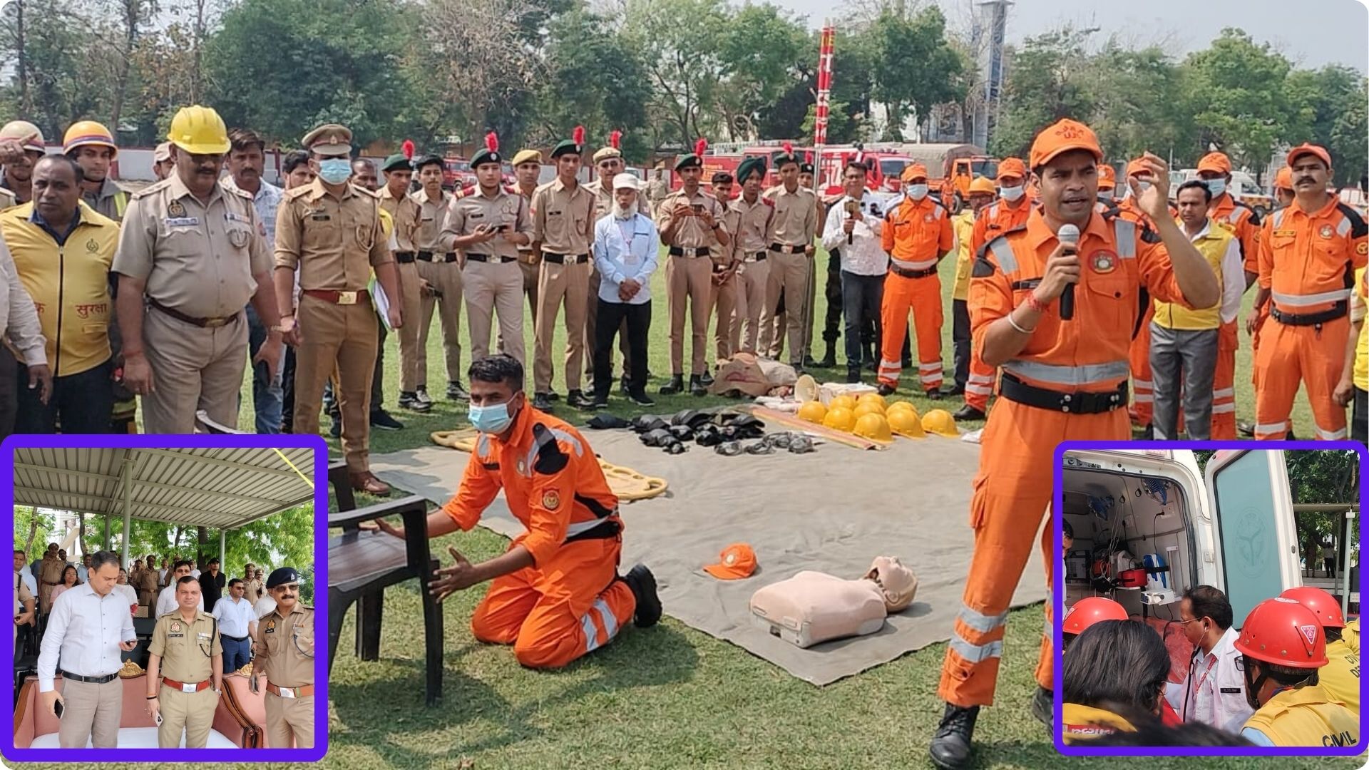 Mock Drill in Moradabad : मुरादाबाद पुलिस लाइन में दमदार प्रदर्शन, संगठित मॉक ड्रिल का किया गया आयोजन