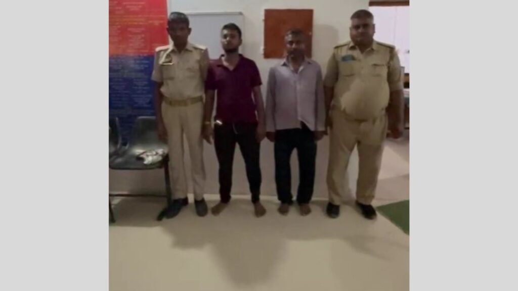 Police action on viral video of Harsh firing in Jaunpur