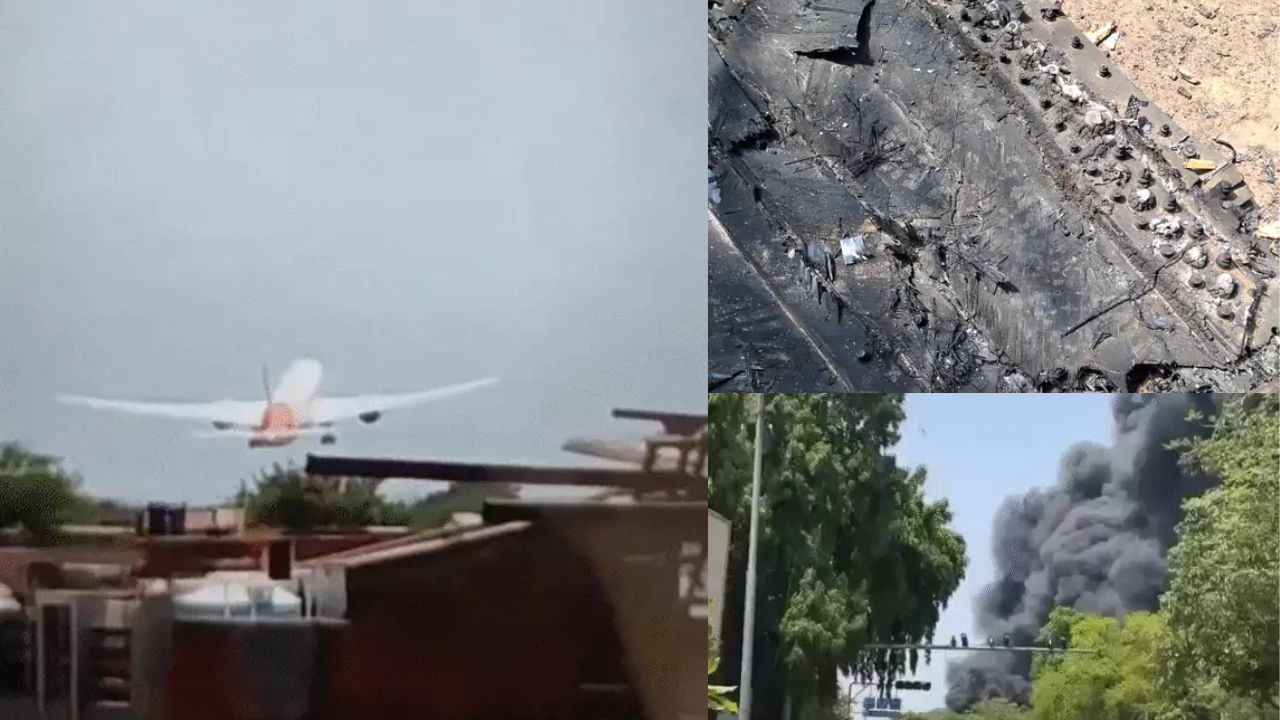 Ahmedabad Plane Crash: लंदन जा रहा एयर इंडिया का विमान क्रैश, तस्वीरों में देखें हादसे का खतरनाक मंजर Ahmedabad Plane Crash: लंदन जा रहा एयर इंडिया का विमान क्रैश, तस्वीरों में देखें हादसे का खतरनाक मंजर