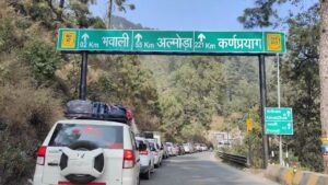 traffic jam on the road