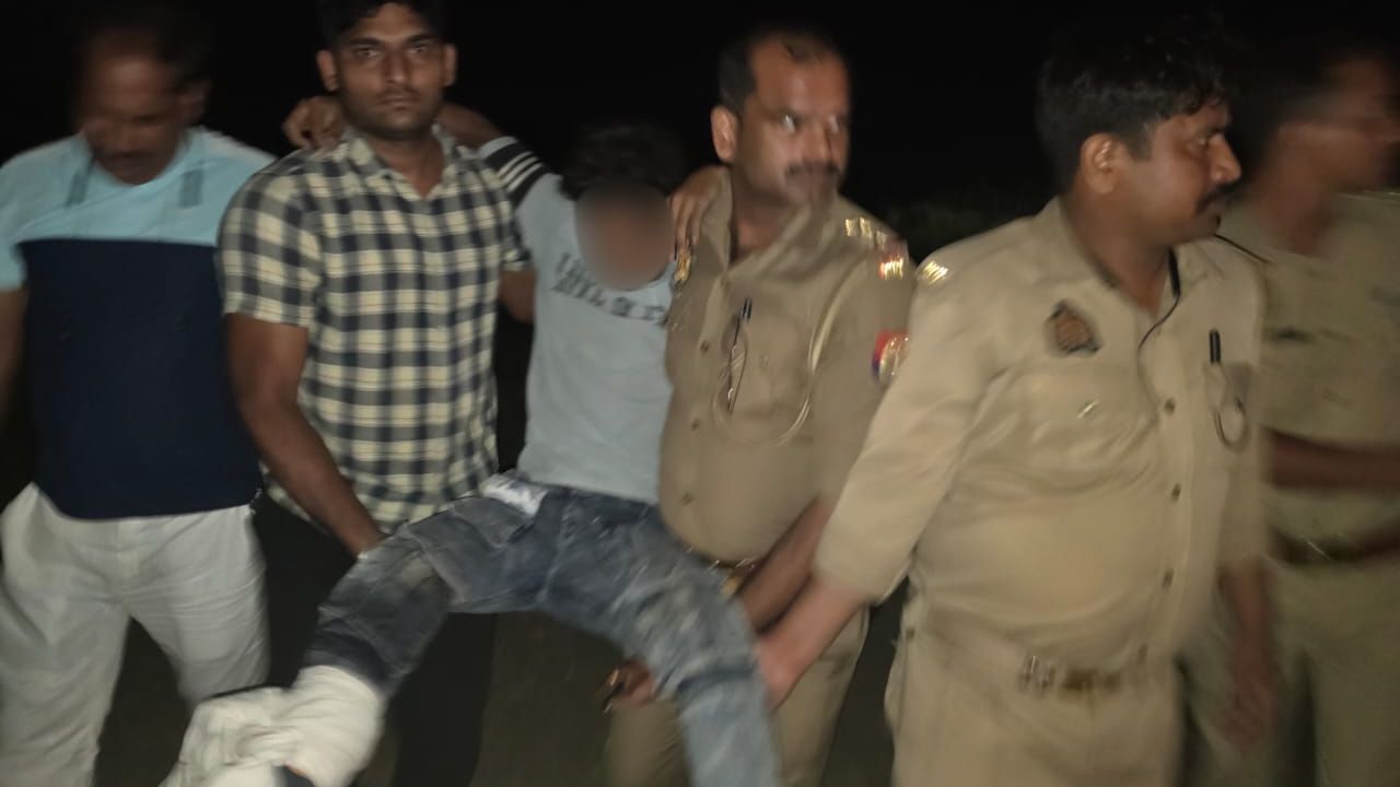 Accused injured in encounter