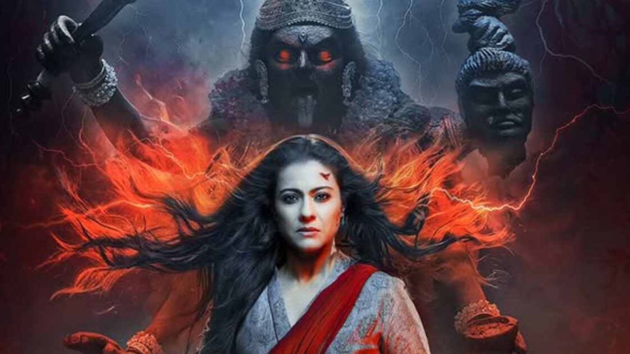 Kajol was seen in the avatar of a goddess in the film Maa (Source-Internet)
