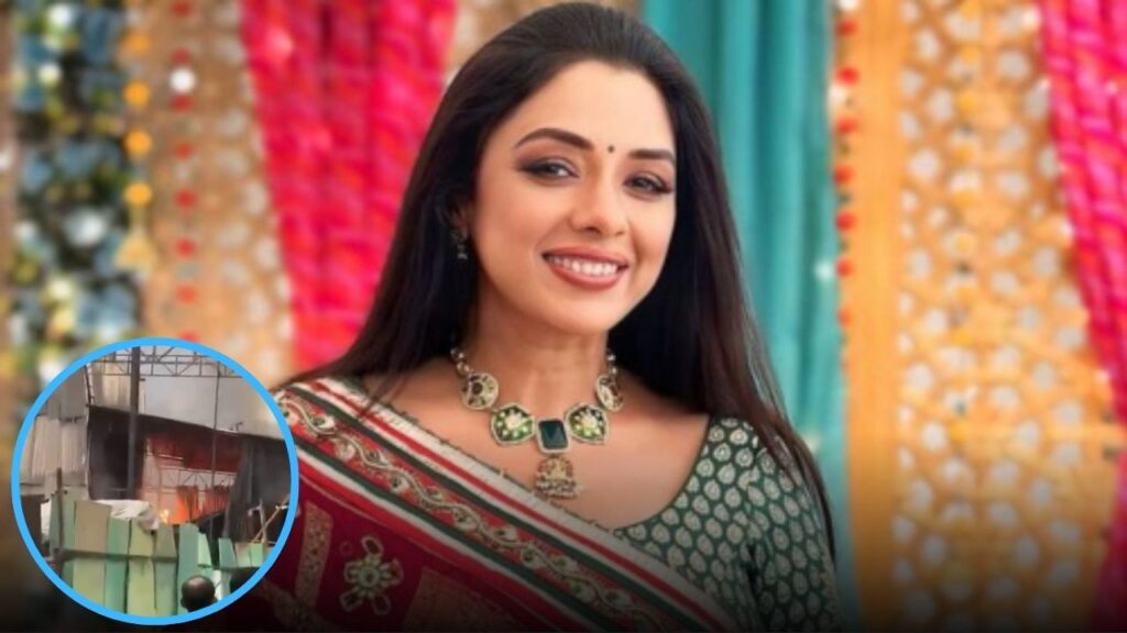 Fire breaks out on the set of Anupamaa