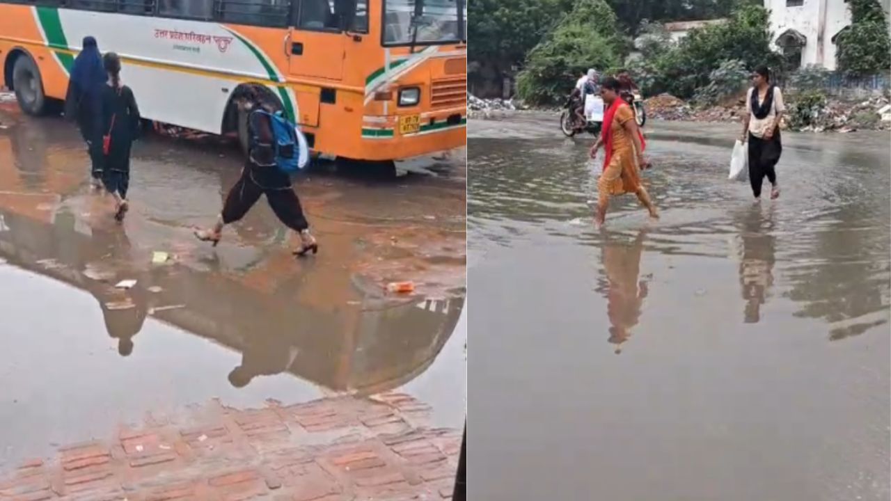 देवरिया में मूसलाधार बारिश: किसानों में खुशी, शहरवासियों को जलभराव की समस्या