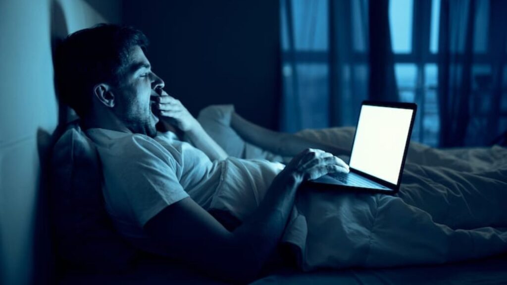 blue light emitted from digital screens