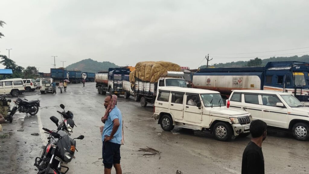 Sonbhadra Flood Roadways Buses Stuck