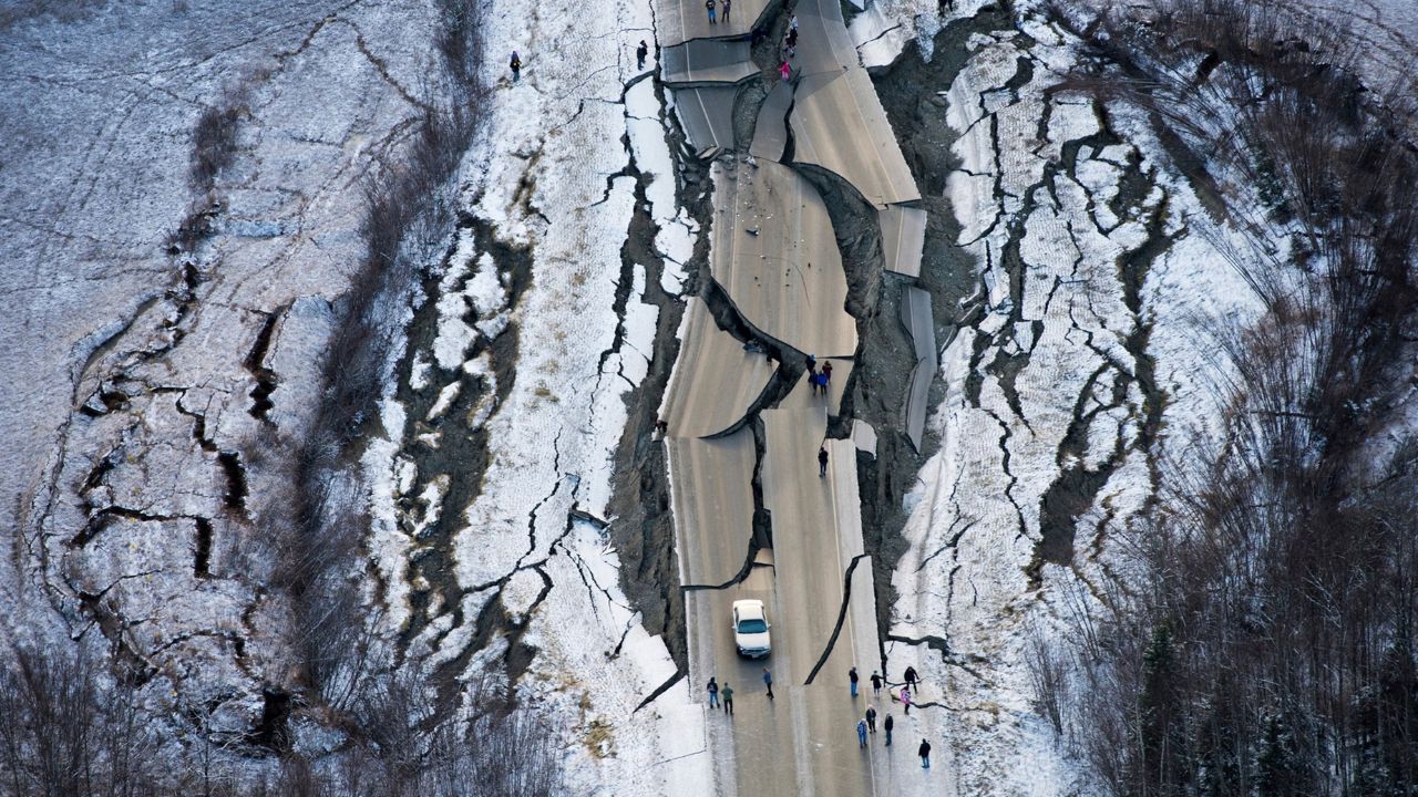 Situation after earthquake in Alaska (Source-Google)