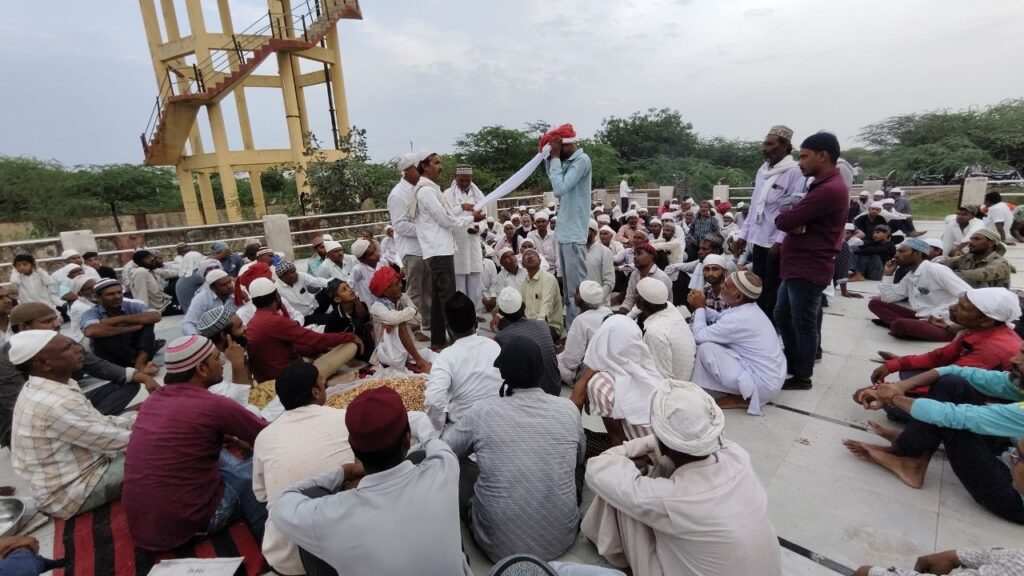 मंसूरी समाज की पगड़ी दस्तूर