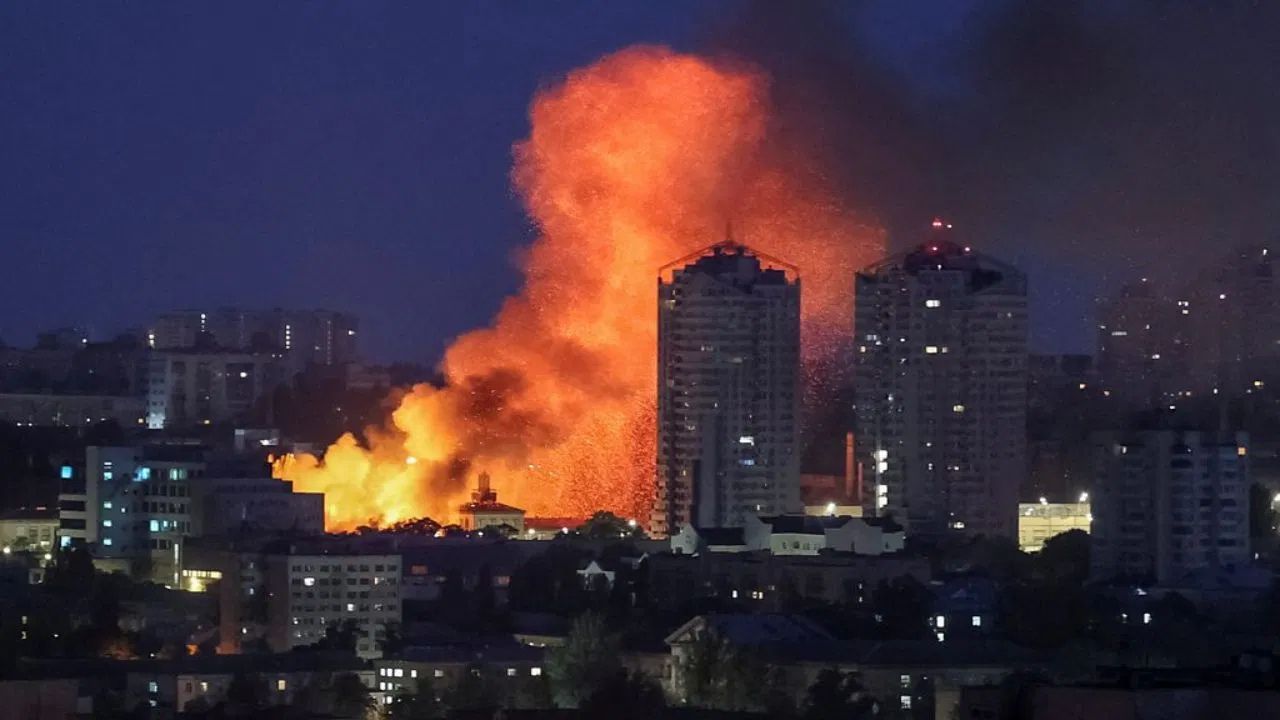 Russia carried out drone attacks on Ukraine's capital Kiev (Source-Google)