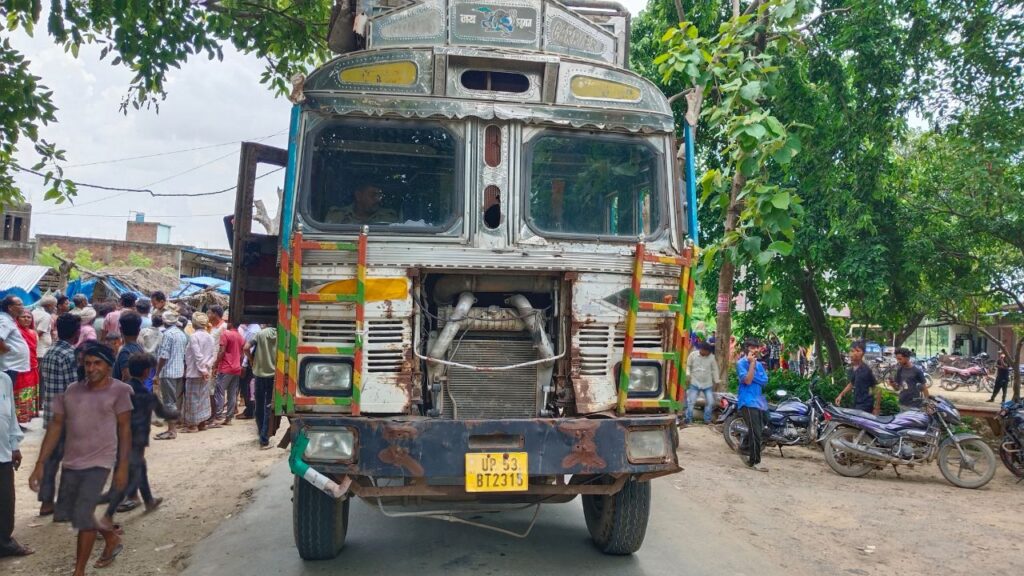 Police seized the truck