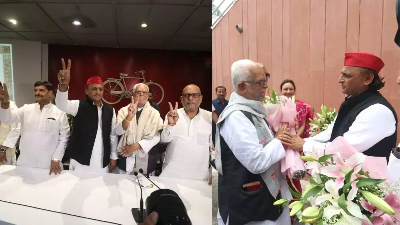 उपराष्ट्रपति पद के उम्मीदवार बी. सुदर्शन रेड्डी की सपा प्रमुख अखिलेश यादव से मुलाकात, जानिए दोनों के बीच क्या हुई बात
