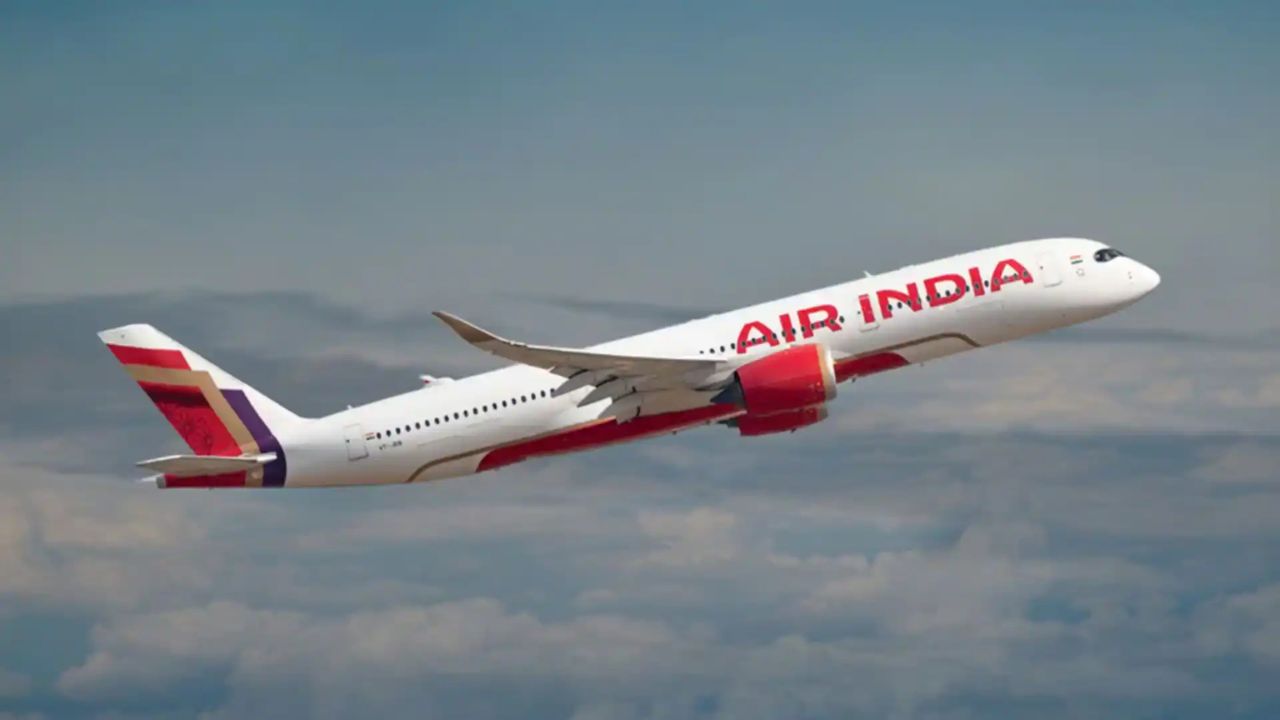 Air India flight from Delhi to Indore