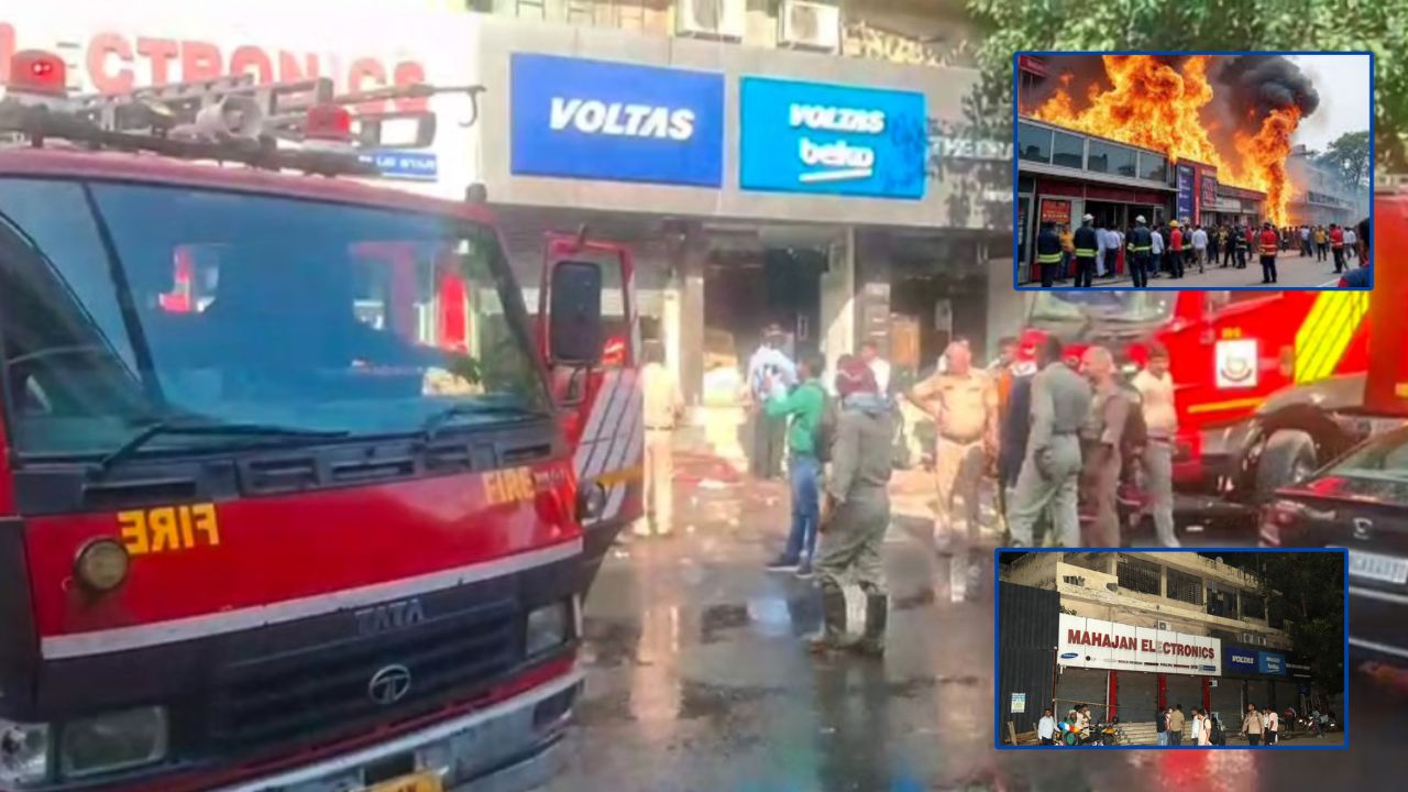 West Delhi fire havoc in Raja Garden 