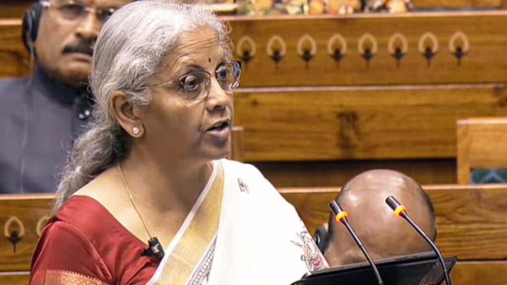 Finance Minister Nirmala Sitharaman presented New Tax Bill 