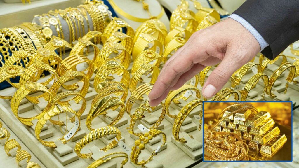 Rise in gold prices