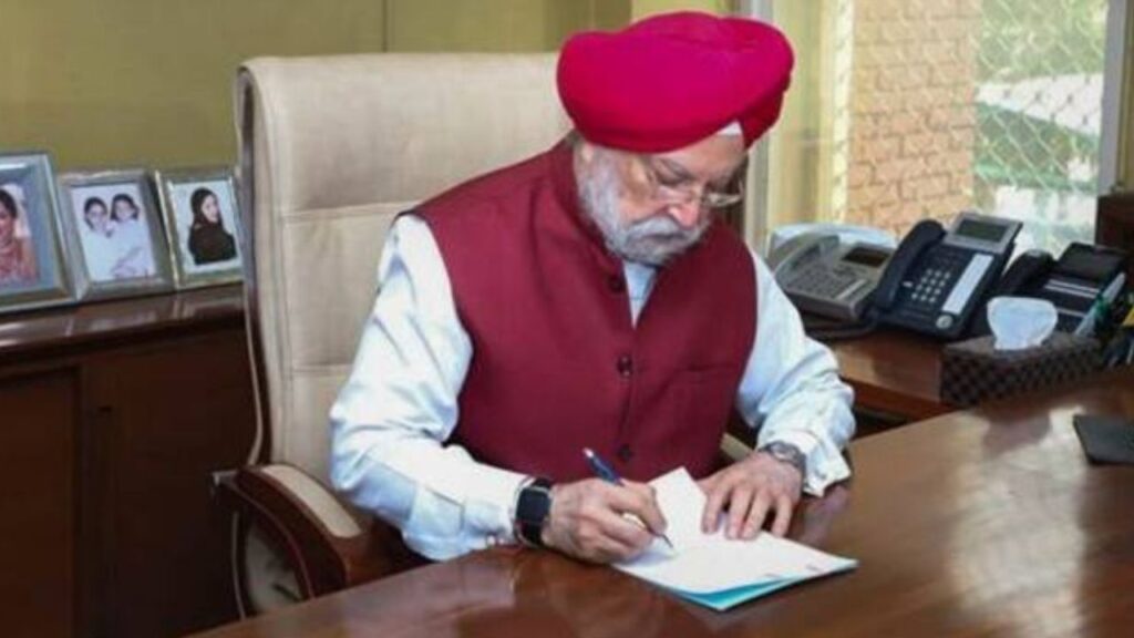 Petroleum Minister Hardeep Singh Puri 