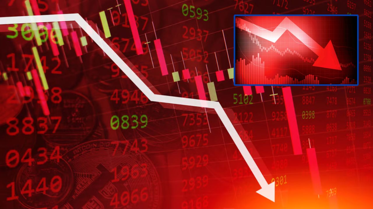 Big fall in Sensex and Nifty