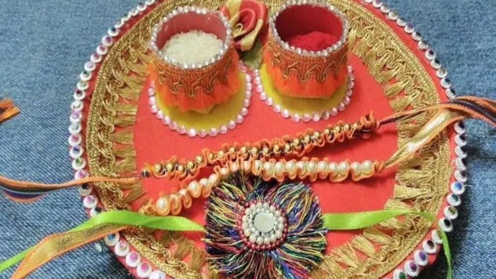 RakshaBandhan Thali Decoration