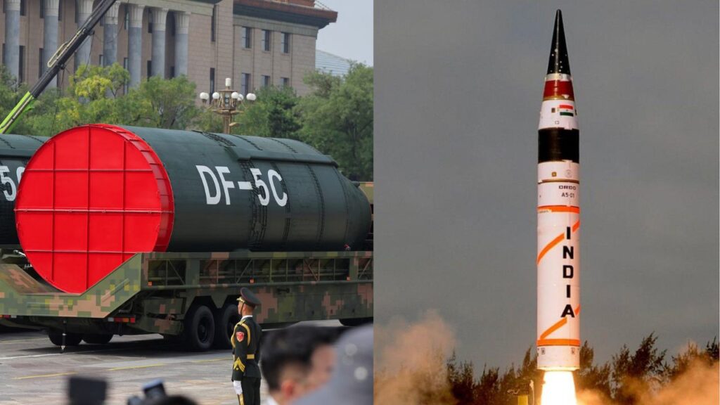 DF-5C missile and Agni-V (Img: Google)
