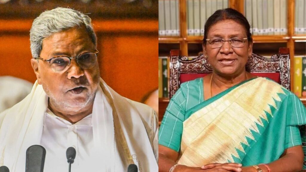 CM Siddaramaiah and President Murmu