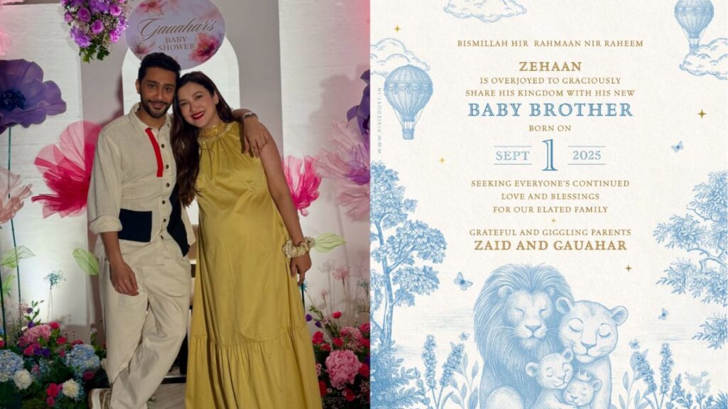 Gauhar Khan and Zaid Darbar became parents again (Img: Instagram)