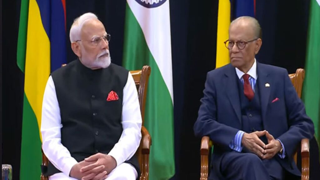 Mauritius PM India Visit