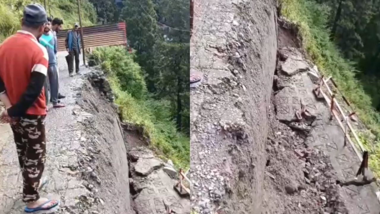 नैनीताल में बारिश ने मचा दी आफत: स्कूल‑आंगनबाड़ी केंद्र बंद, सड़कें टूटी, चरमरा उठा जनजीवन