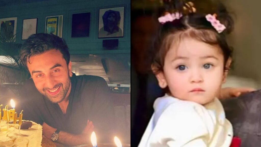 Ranbir Kapoor and Raha kapoor