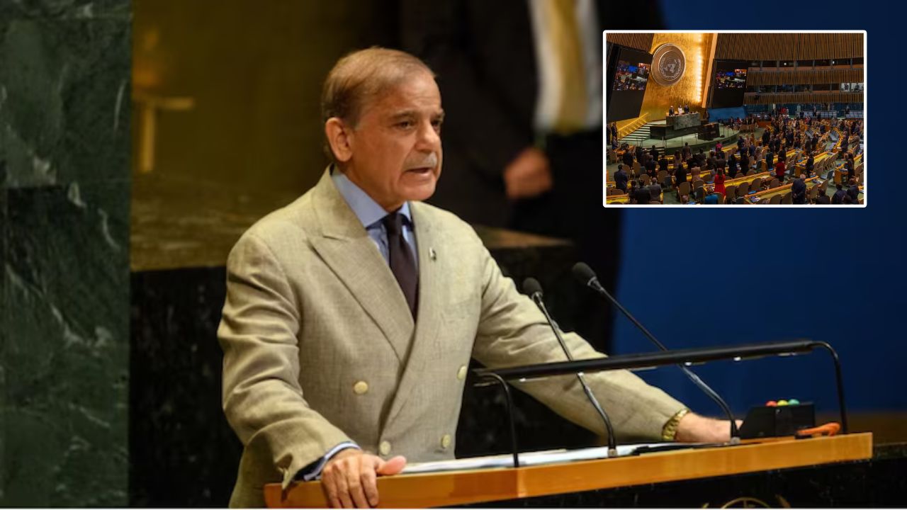 UNGA में शहबाज शरीफ से तीखा सवाल, बौखलाहट में देने लगे बेतुके जवाब