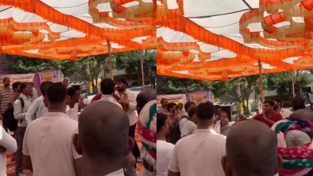 Controversy erupted during the event