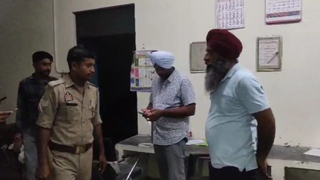 Police questioning the family members