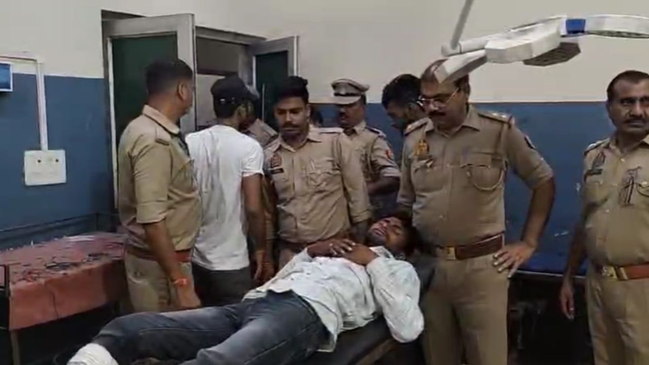 आधी रात को गोलियों की आवाज से गूंजा बांदा जिला, एक बदमाश हुआ लंगड़ा; तीनों पहुंचे हवालात