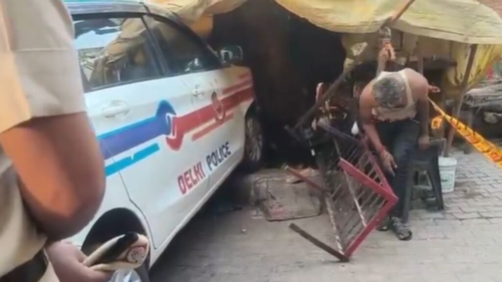 Accident involving police vehicle