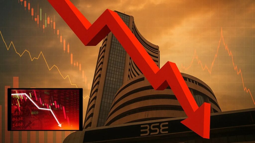 Share market fall (Img: Google)