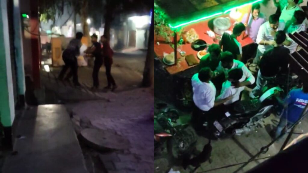 Fierce fight at liquor shop