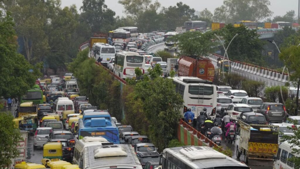 Delhi Traffic Jam 