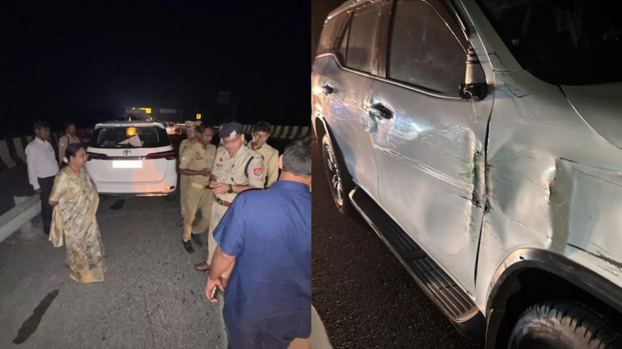 आगरा-लखनऊ एक्सप्रेस-वे पर बड़ा हादसा, यूपी की कैबिनेट मंत्री बेबी रानी मौर्य दुर्घटना में बाल-बाल बचीं आगरा-लखनऊ एक्सप्रेस-वे पर बड़ा हादसा, यूपी की कैबिनेट मंत्री बेबी रानी मौर्य दुर्घटना में बाल-बाल बचीं
