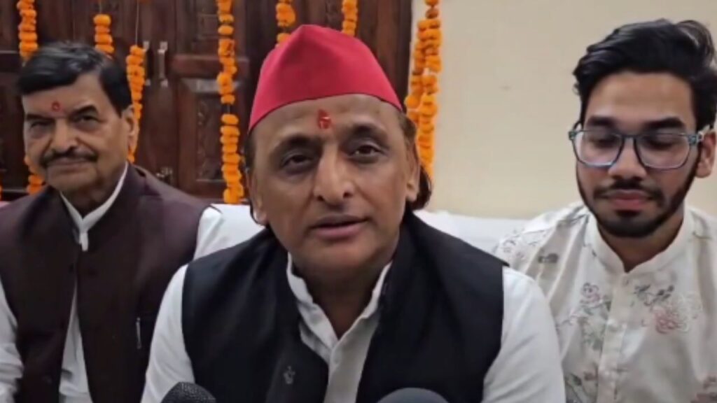 Akhilesh Yadav in Ghazipur