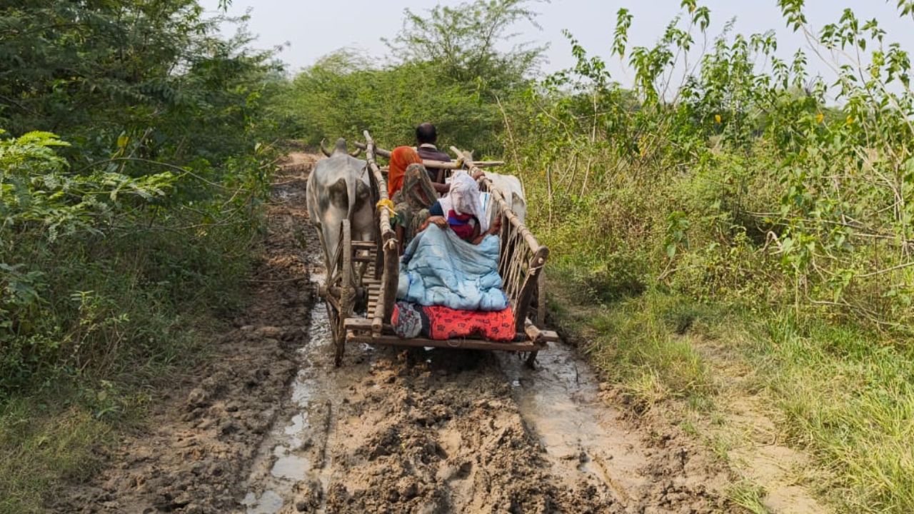 हमीरपुर की सड़क पर शर्मनाक नजारा, गर्भवती महिला को एम्बुलेंस तक पहुंचाने के लिए किया ऐसा काम हमीरपुर की सड़क पर शर्मनाक नजारा, गर्भवती महिला को एम्बुलेंस तक पहुंचाने के लिए किया ऐसा काम