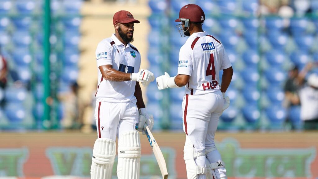 John Campbell and Shai Hope ind vs wi 2nd test