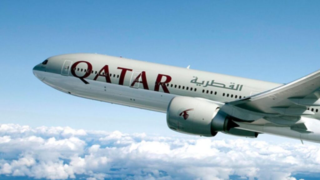 Qatar Airways flight