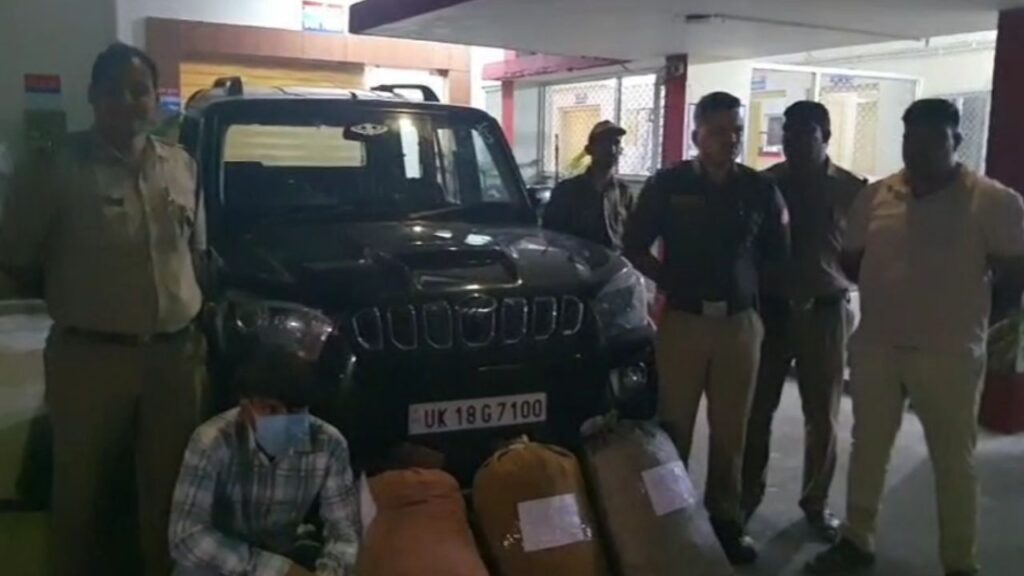 Ramnagar Police Ganja Seizure