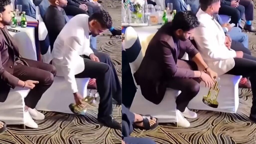 Rohit Sharma and Shreyas Iyer CEAT Award viral video