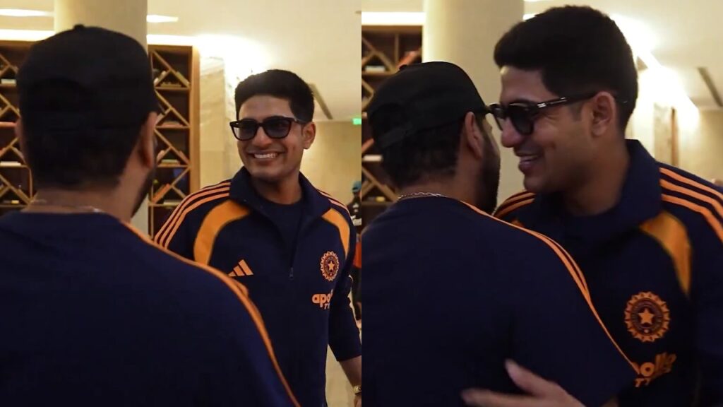 Shubman Gill meet Rohit Sharma video viral