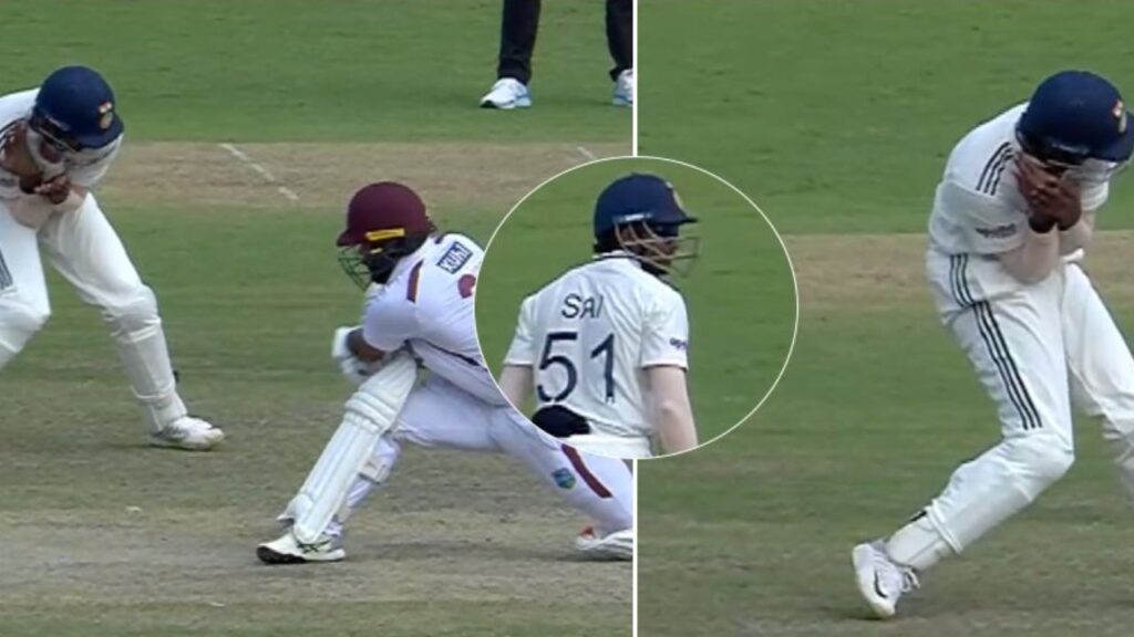 sai sudharsan stunning catch vs west-indies