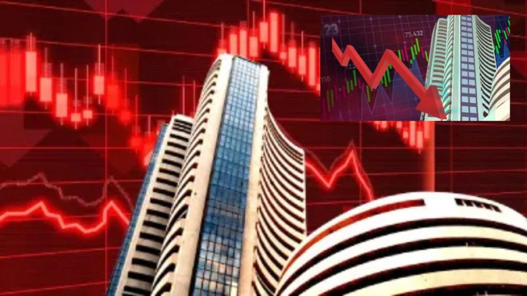 Sensex falls