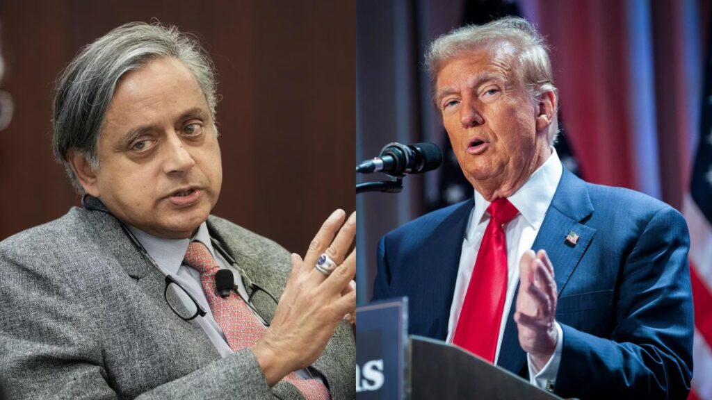 Shashi Tharoor's befitting reply to Trump