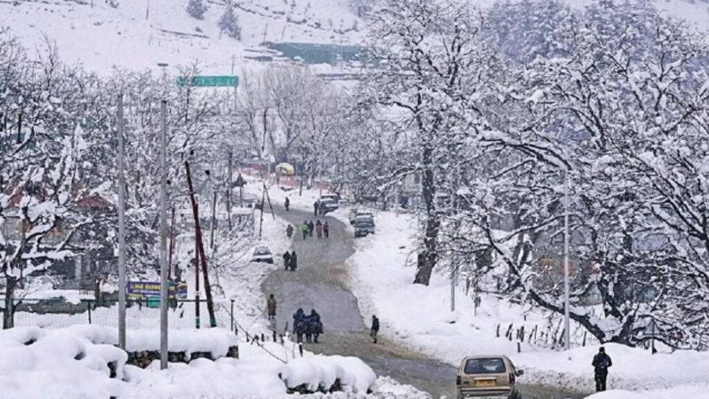 sharp change in weather